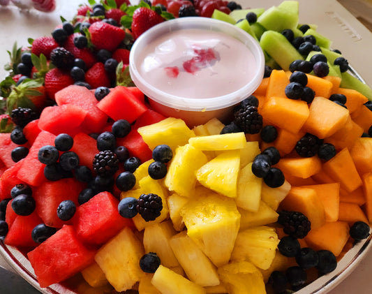 Fruit Tray w/ Raspberry Fluff